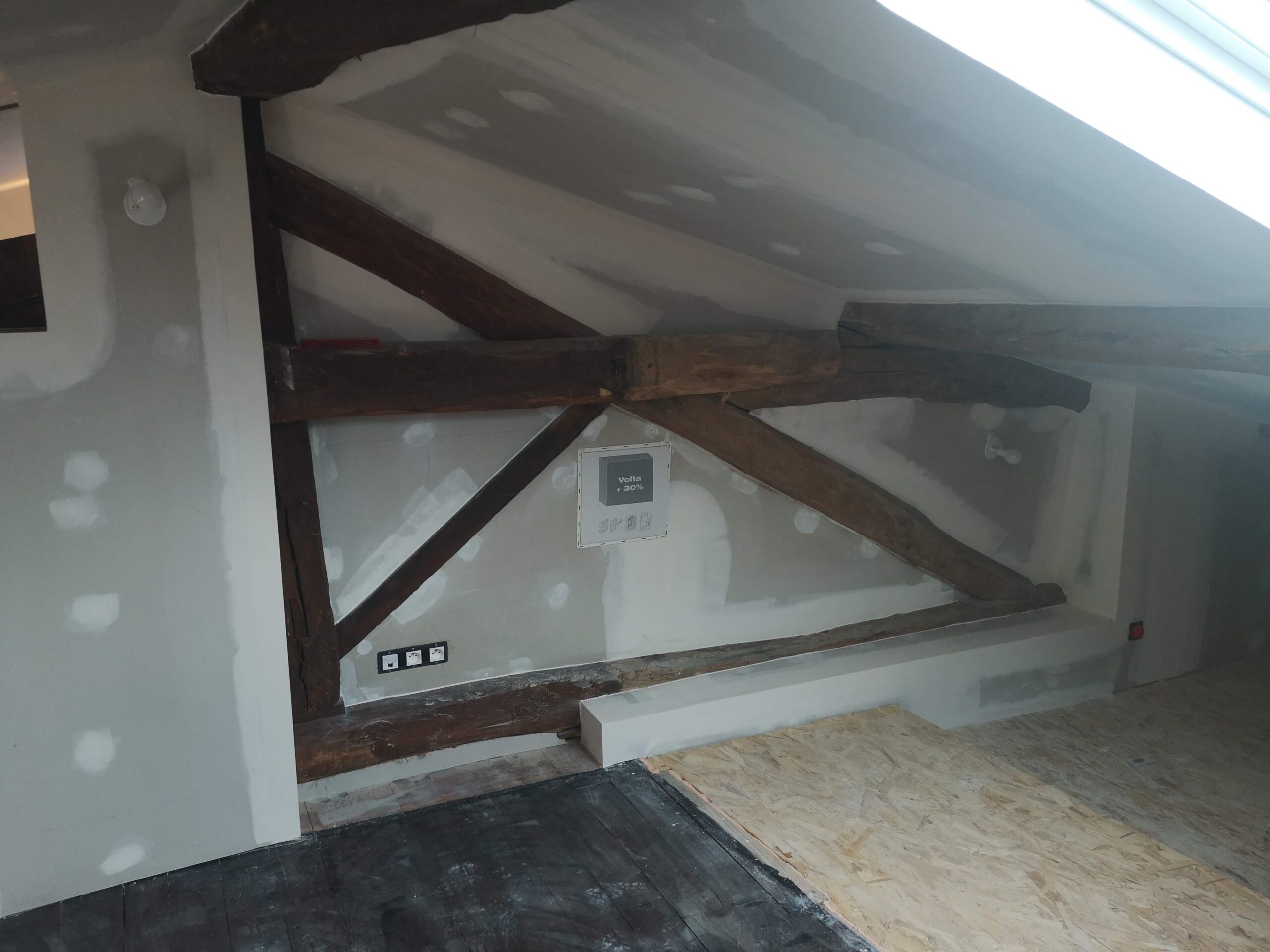 Aménagement combles en bureau