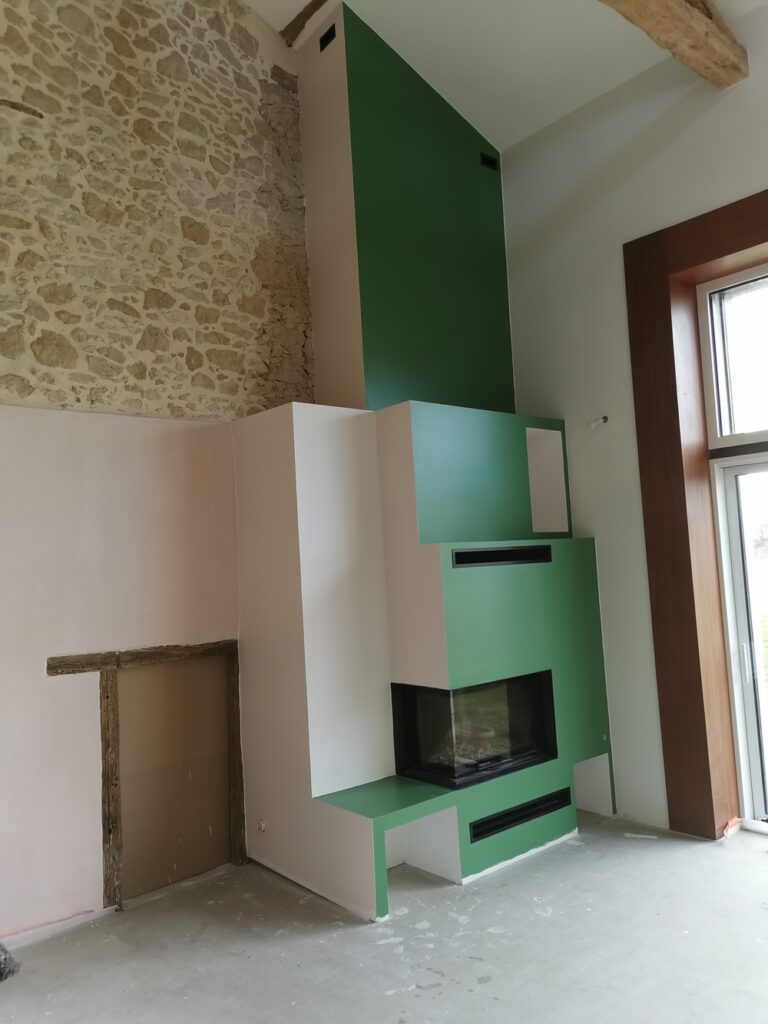 Décoration d'un insert près de Toulouse